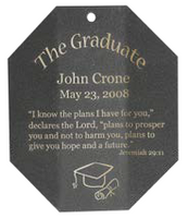 The Graduate engraving on striker